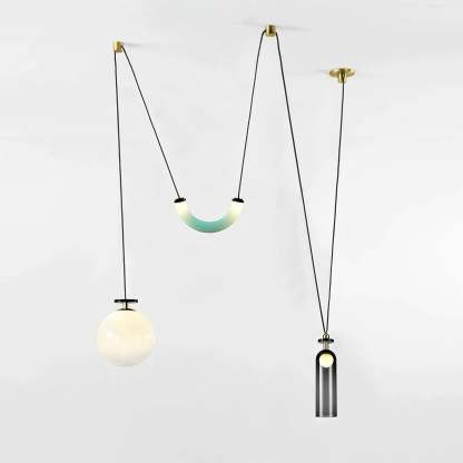 Modern Geometric Shape Art Chandelier