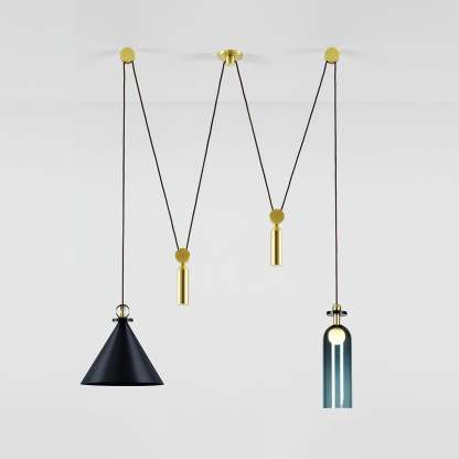 Modern Geometric Shape Art Chandelier