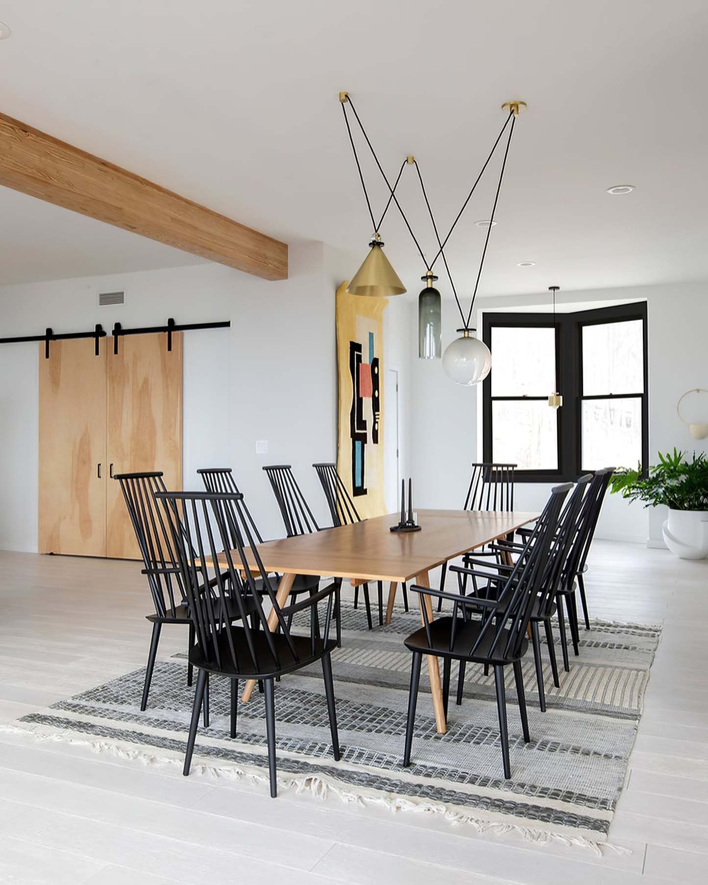 Modern Geometric Shape Art Chandelier