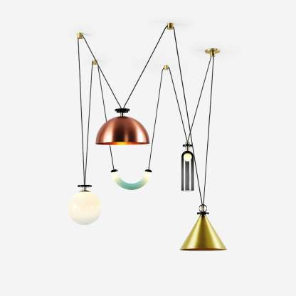 Modern Geometric Shape Art Chandelier