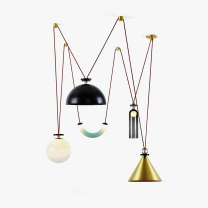 Modern Geometric Shape Art Chandelier