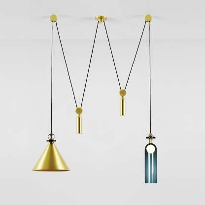 Modern Geometric Shape Art Chandelier
