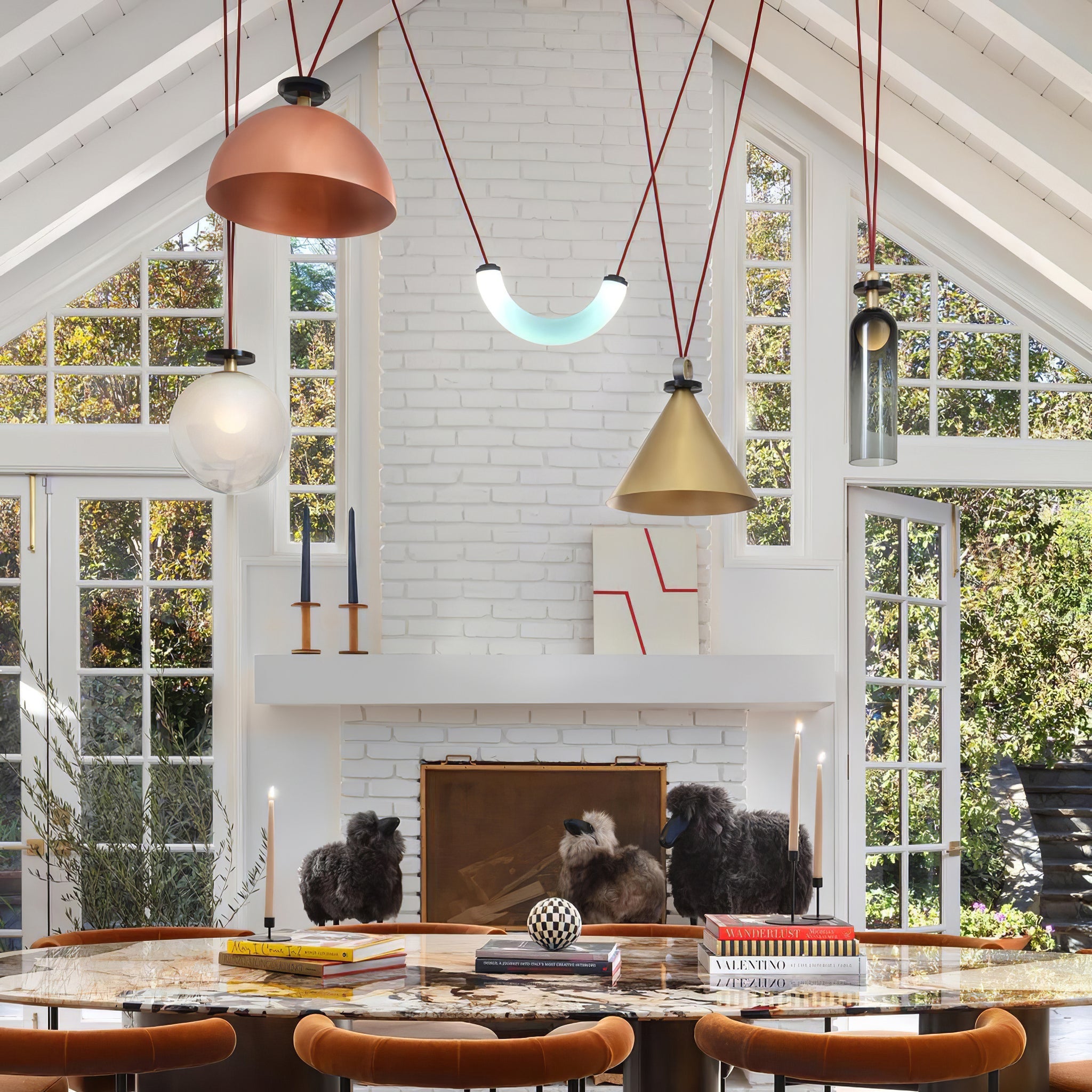 Modern Geometric Shape Art Chandelier