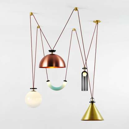 Modern Geometric Shape Art Chandelier