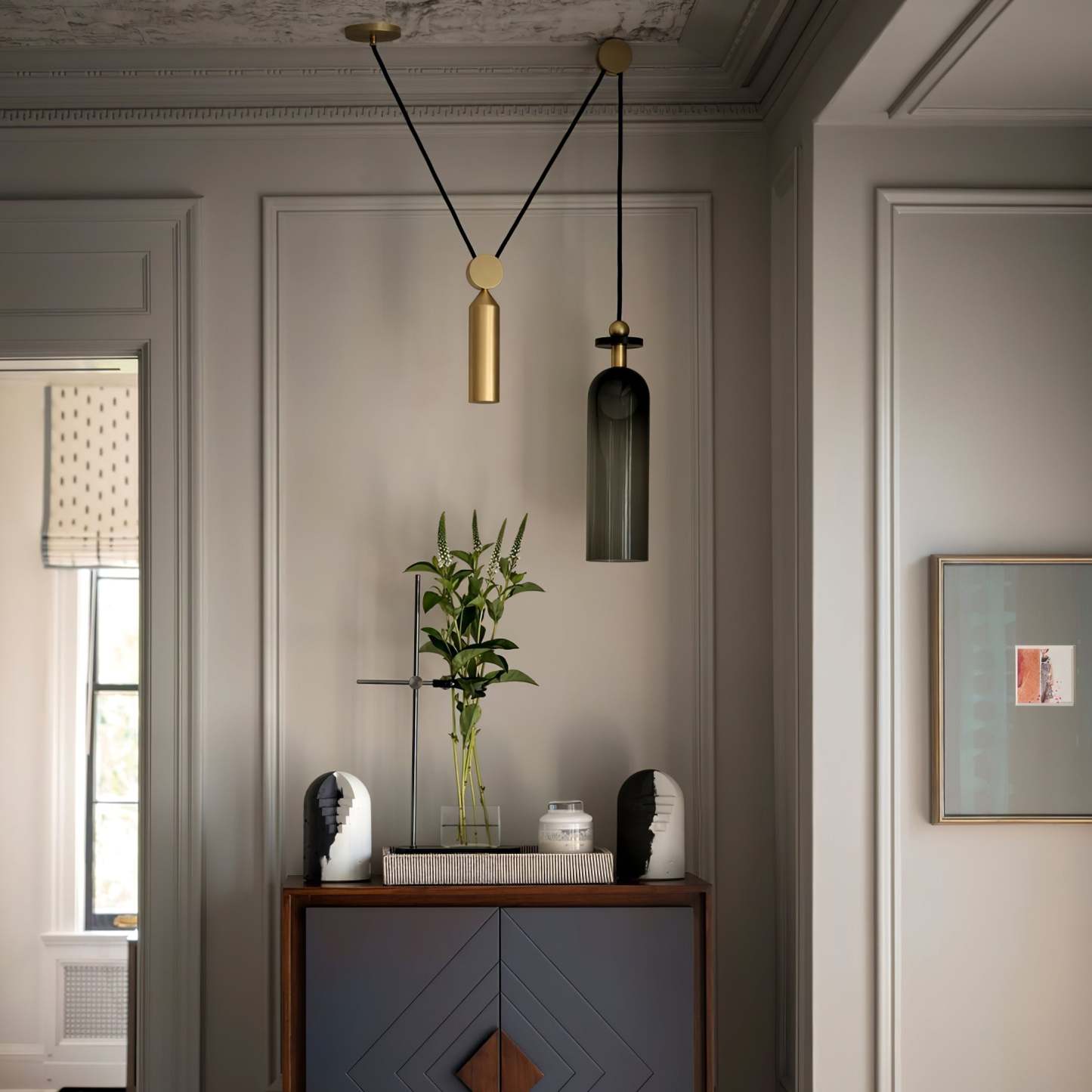 Modern Geometric Shape Art Chandelier