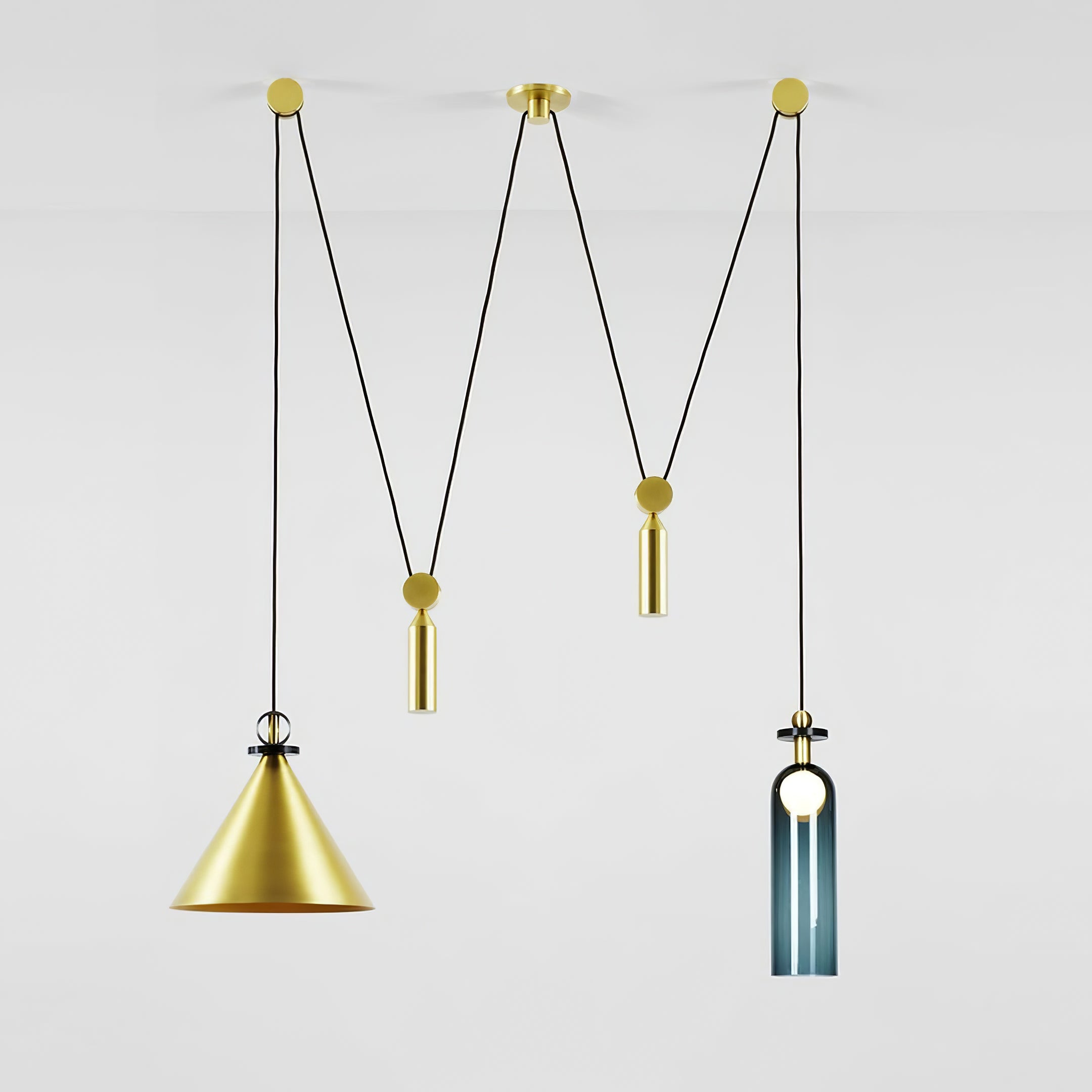 Modern Geometric Shape Art Chandelier