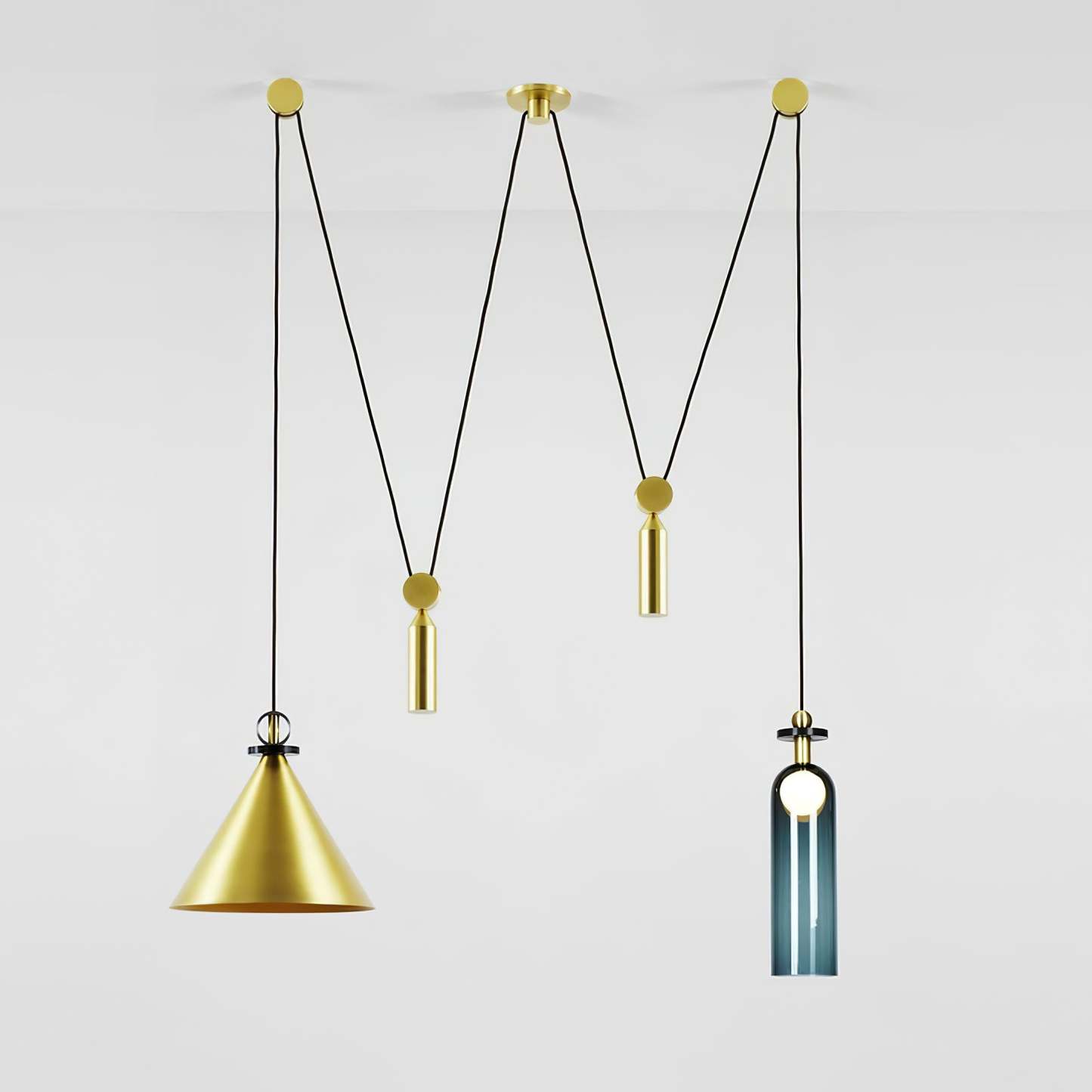Modern Geometric Shape Art Chandelier