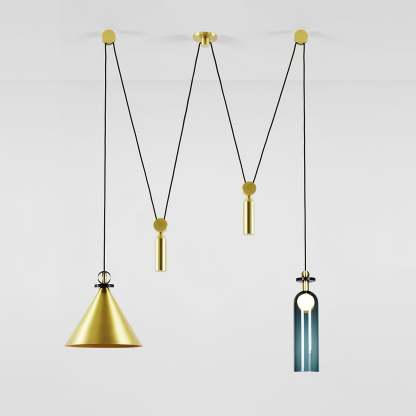 Modern Geometric Shape Art Chandelier