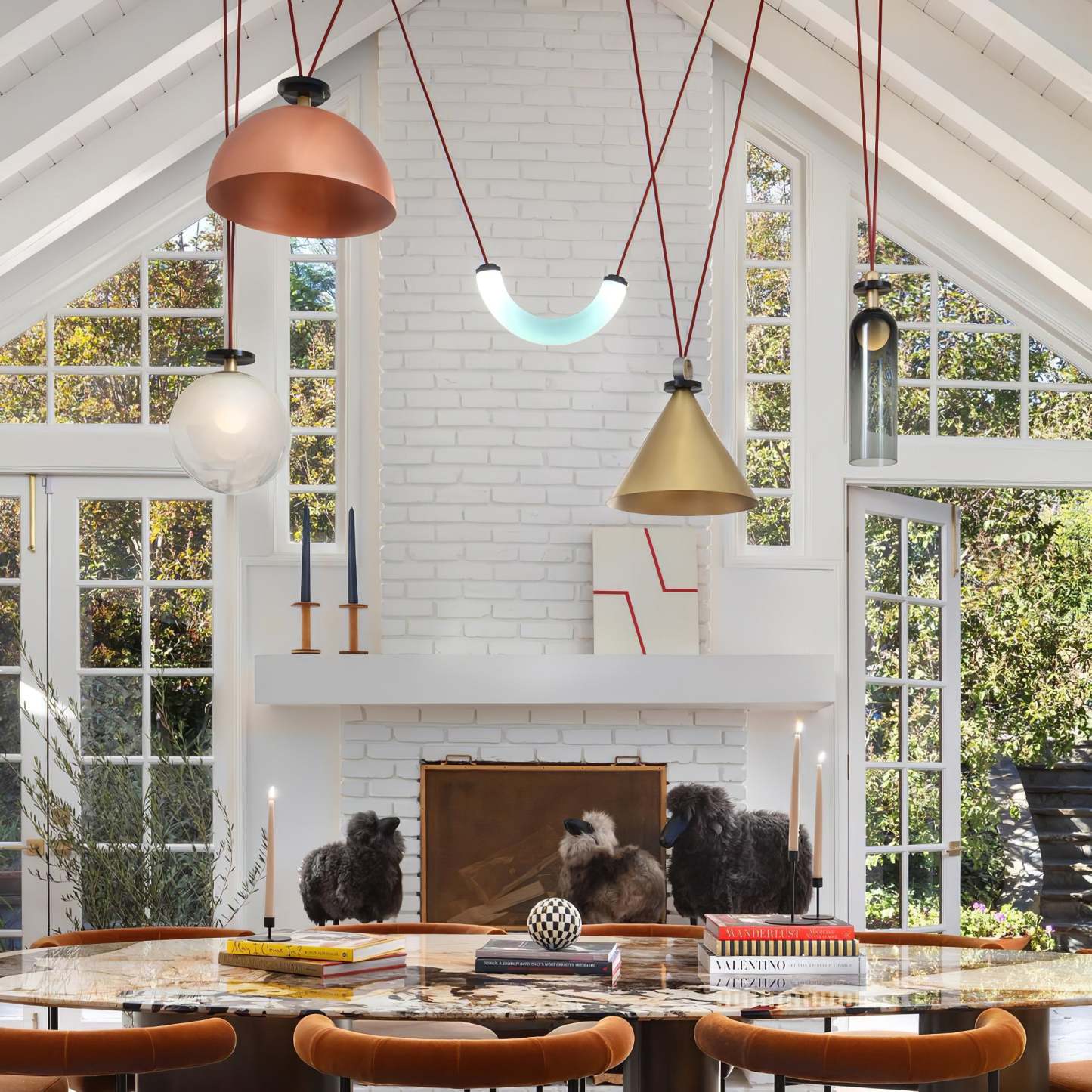 Modern Geometric Shape Art Chandelier