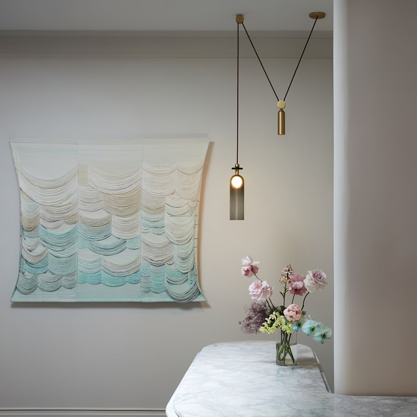 Modern Geometric Shape Art Chandelier