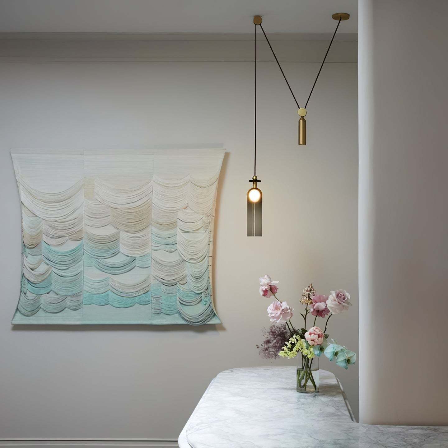 Modern Geometric Shape Art Chandelier