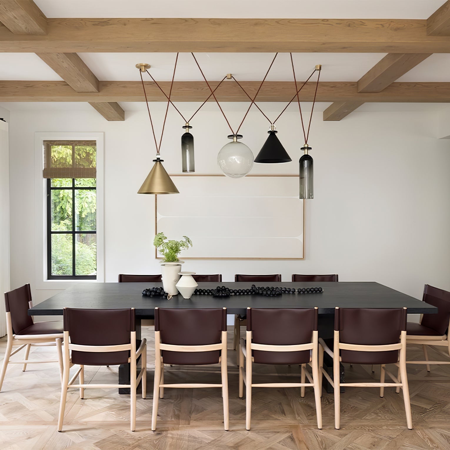 Modern Geometric Shape Art Chandelier