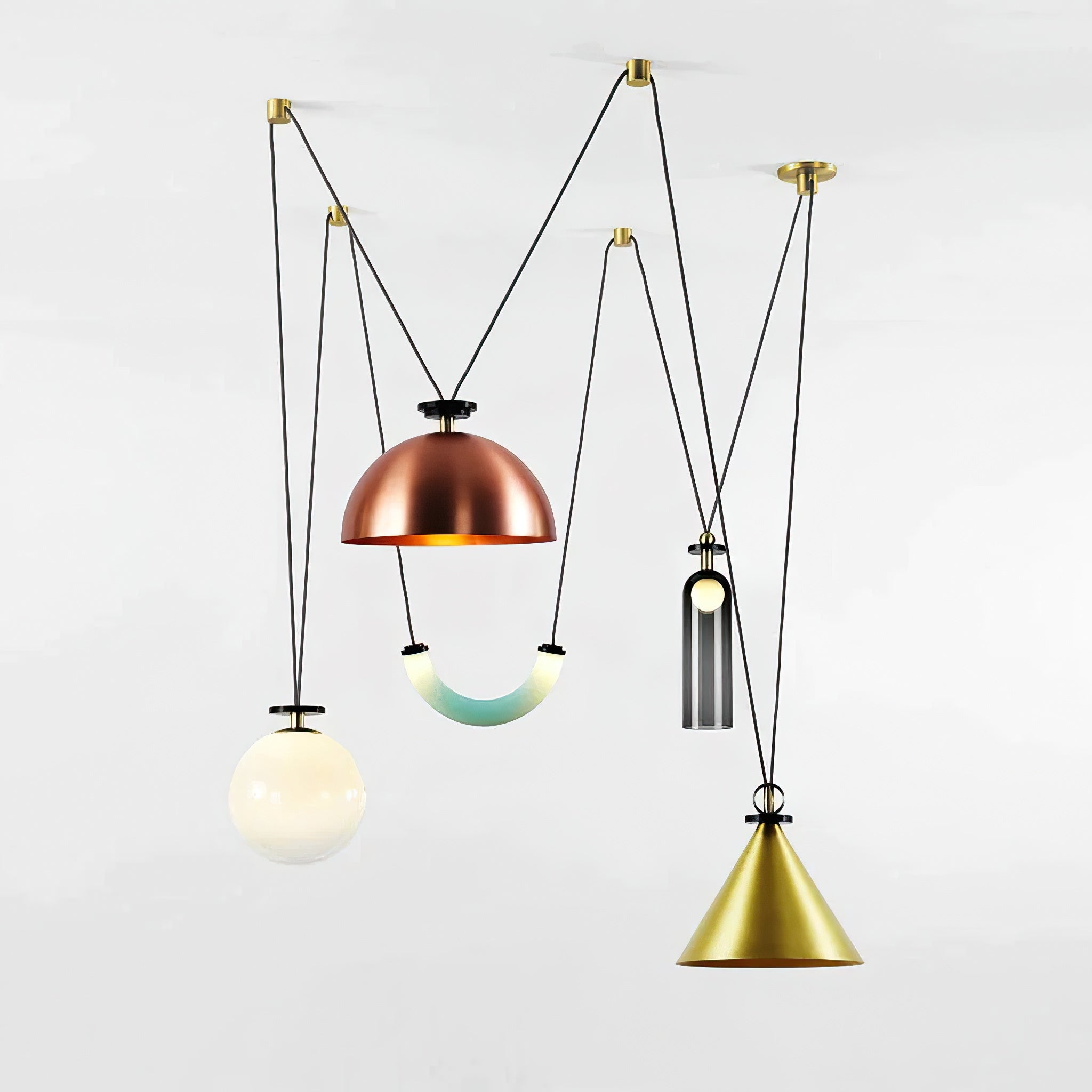 Modern Geometric Shape Art Chandelier