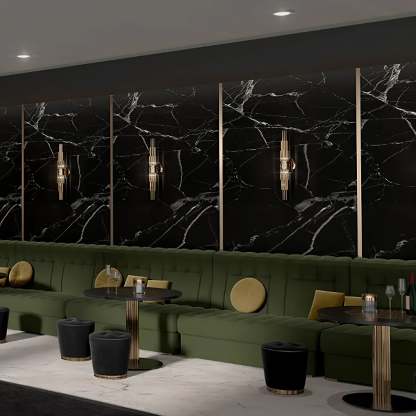 Gold Streamline Wall Lamp