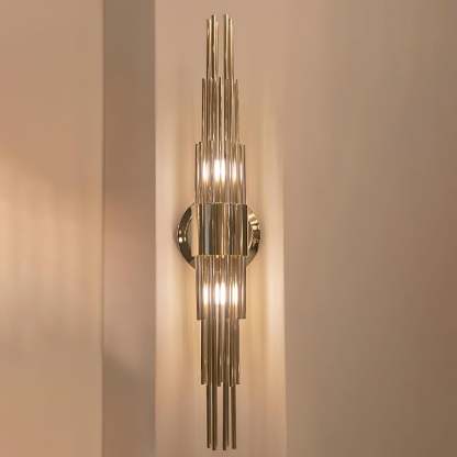 Gold Streamline Wall Lamp