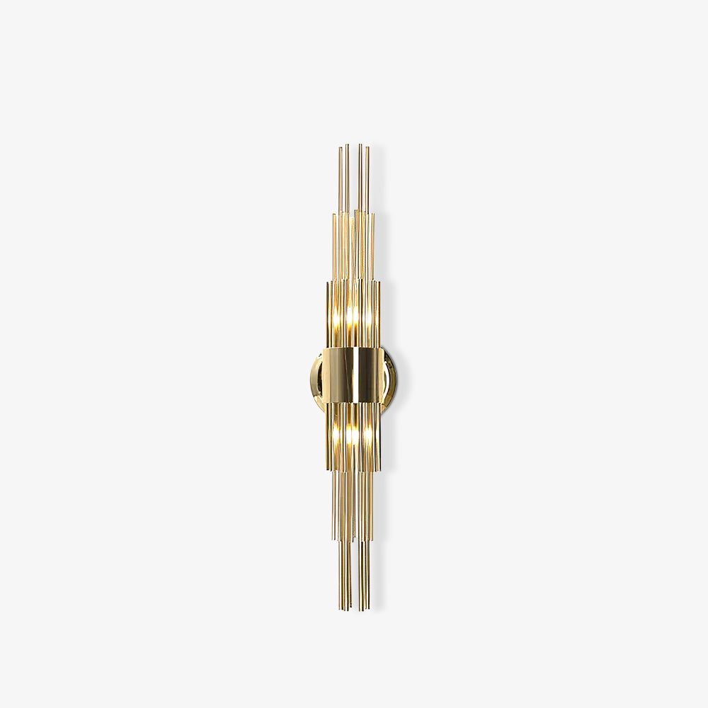 Gold Streamline Wall Lamp