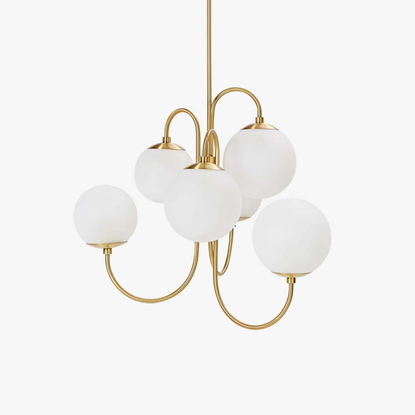 Gooseneck Globe Chandelier