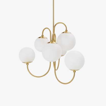 Gooseneck Globe Chandelier