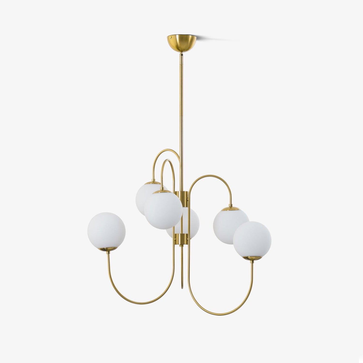 Gooseneck Globe Chandelier