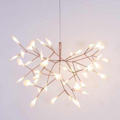 Rose Gold Firefly LED Chandelier