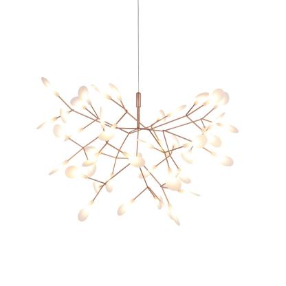 Rose Gold Firefly LED Chandelier