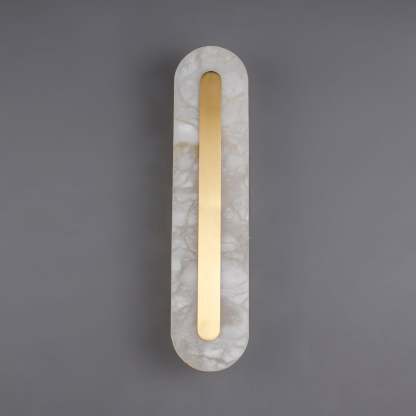 Alabaster Rounded Wall Light