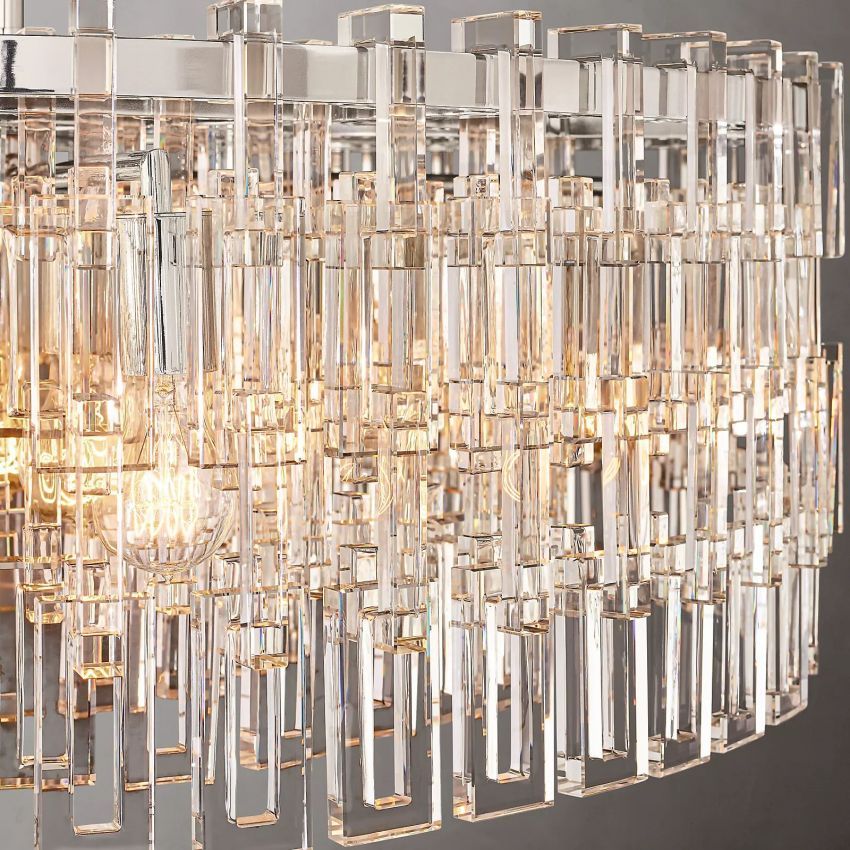 Marignan Crystal Round Chandelier 36"