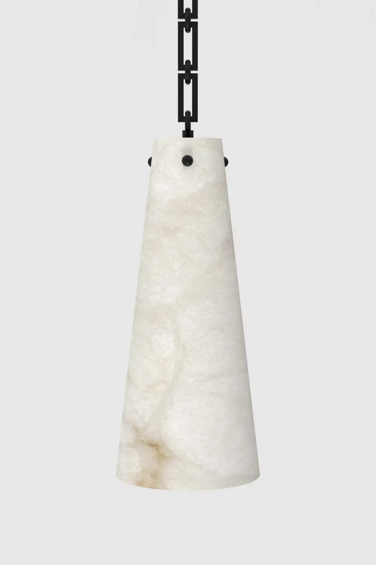 Contemporary Lucca Chandelier 202A-7 in Alabaster, 7-Light Vintage Alabaster Pendant Cluster