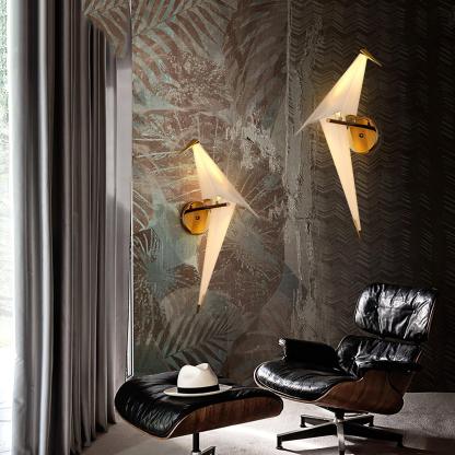 Avian Serenity Wall Lamp