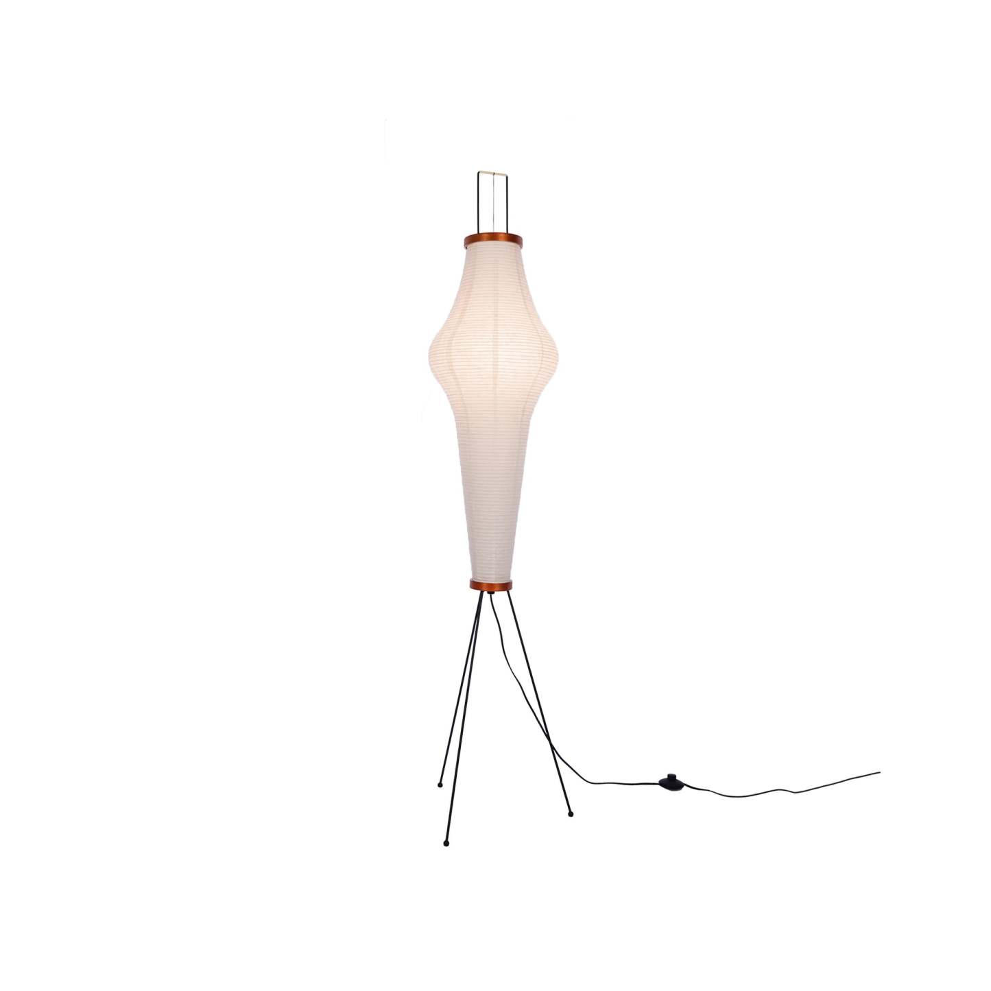 Rice Paper Traditional Floor Lamp