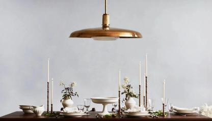 ROMAN AND WILLIAMS GUILD OSCAR PENDANT LIGHT