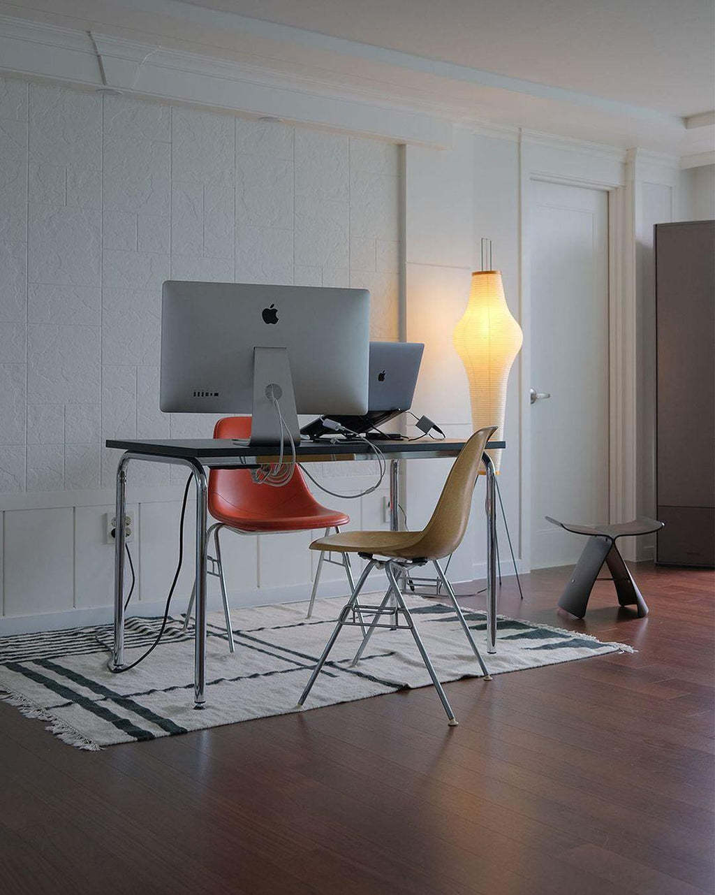 Rice Paper Traditional Floor Lamp