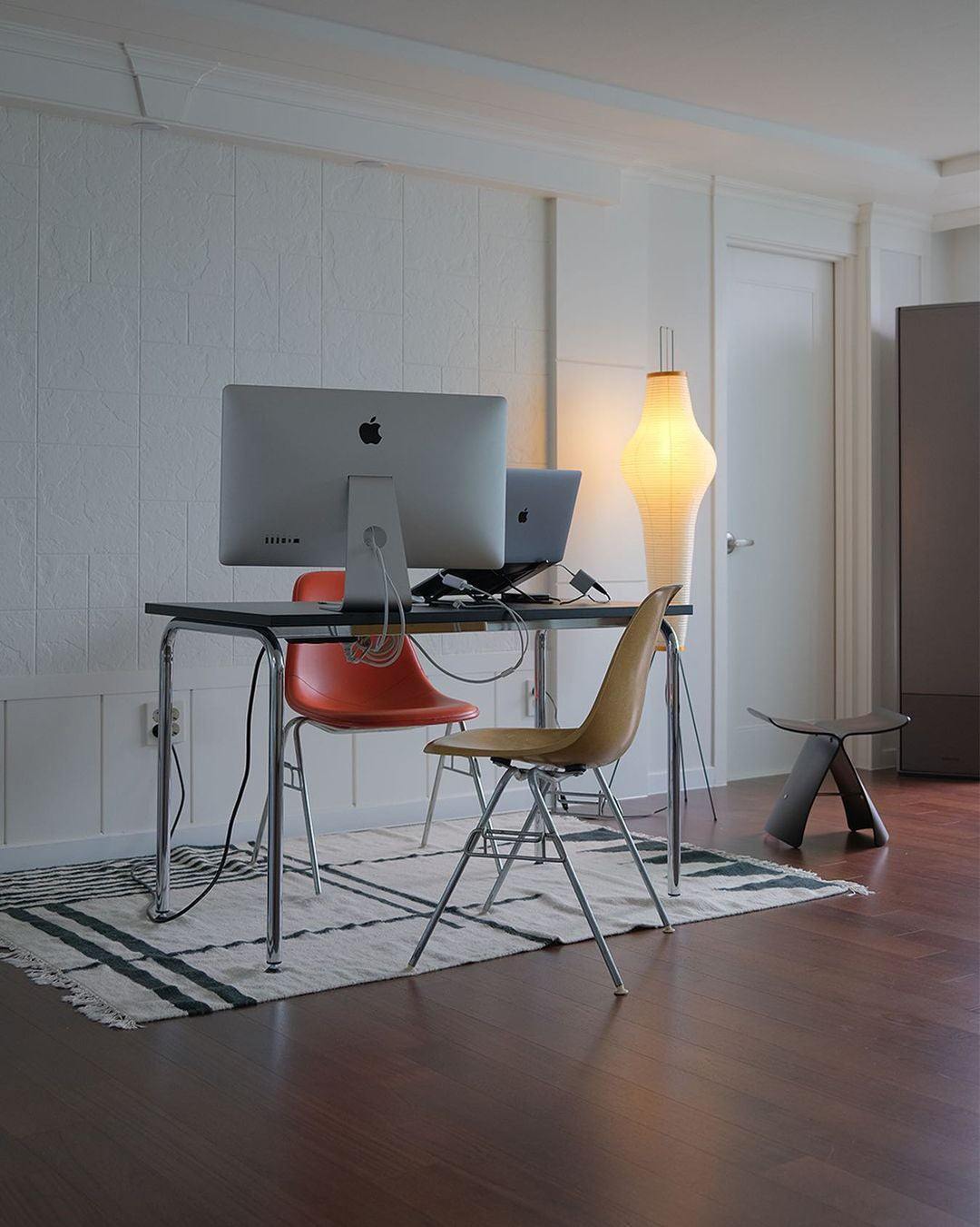 Rice Paper Traditional Floor Lamp