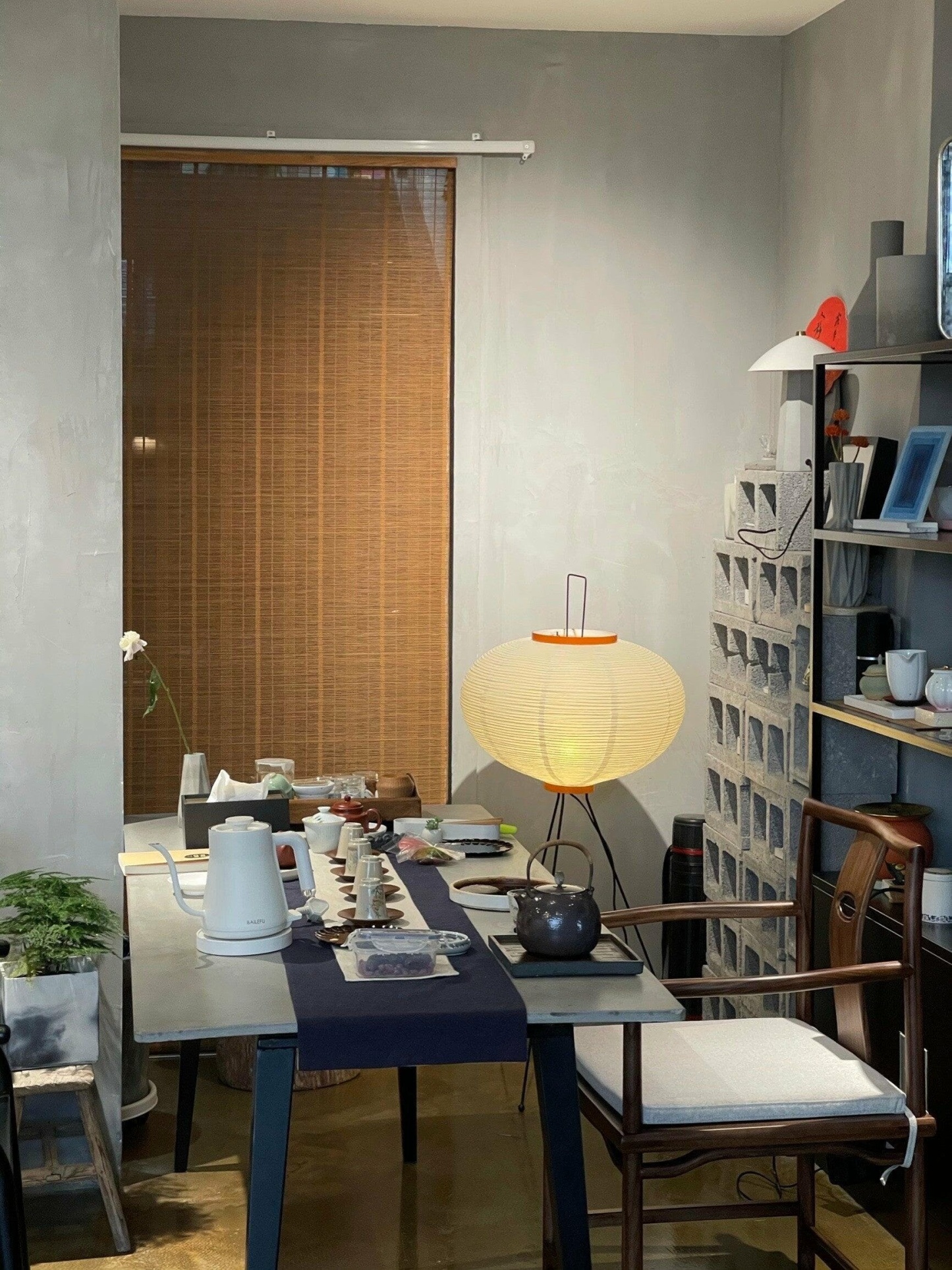 Rice Paper Traditional Floor Lamp