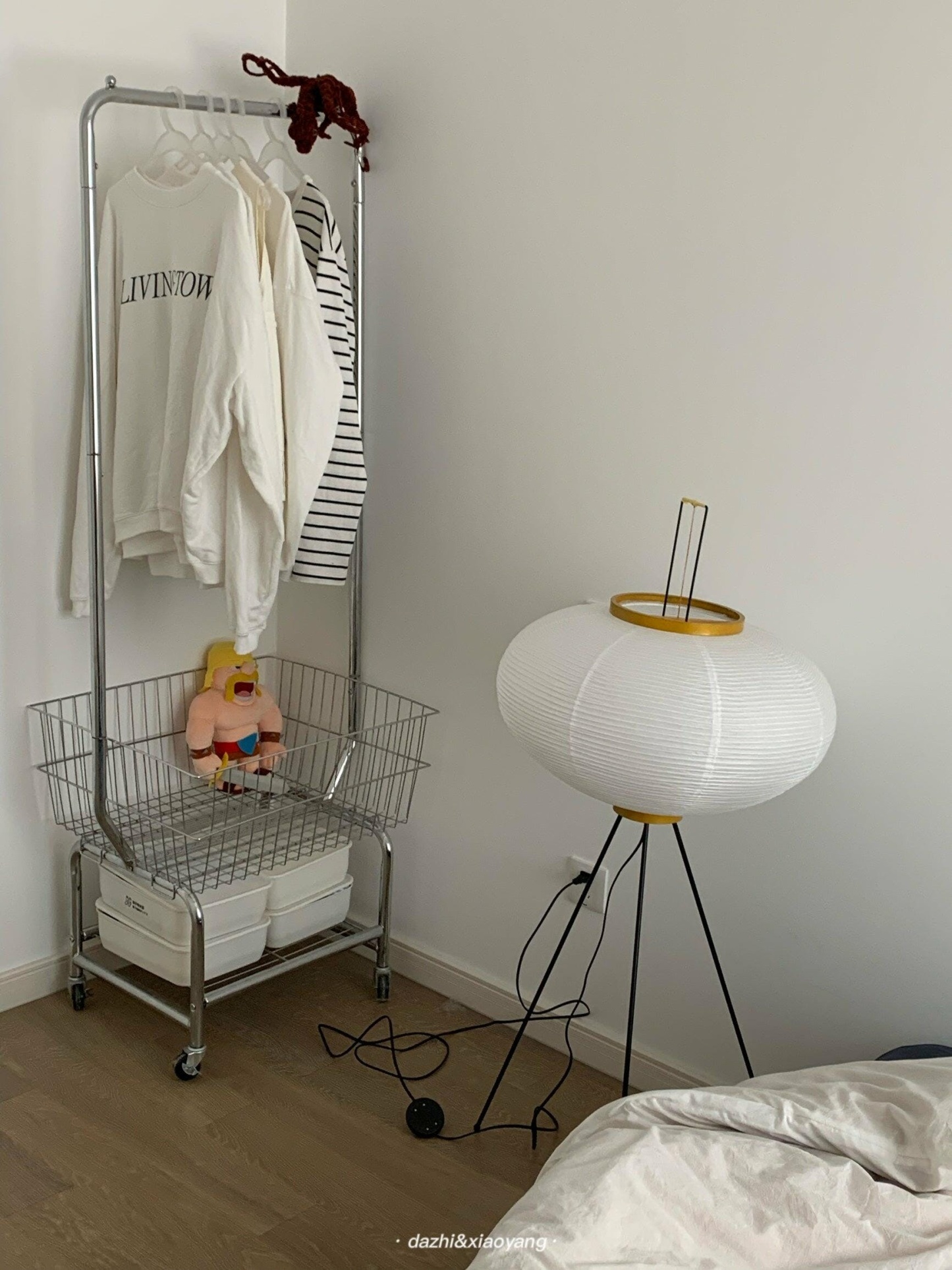 Rice Paper Traditional Floor Lamp