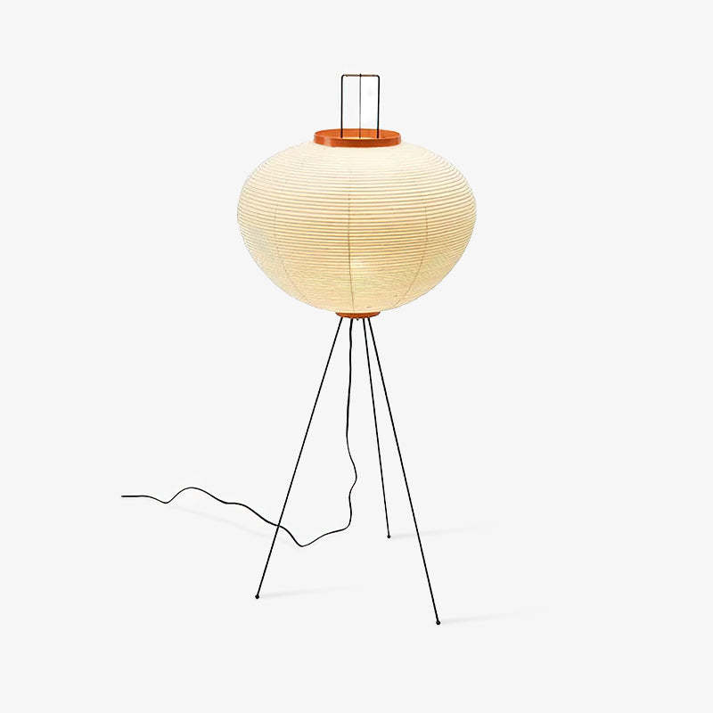 Rice Paper Traditional Floor Lamp