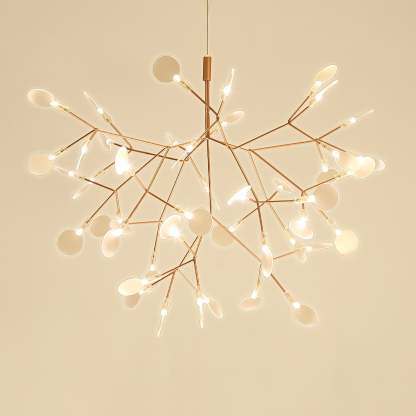 Rose Gold Firefly LED Chandelier