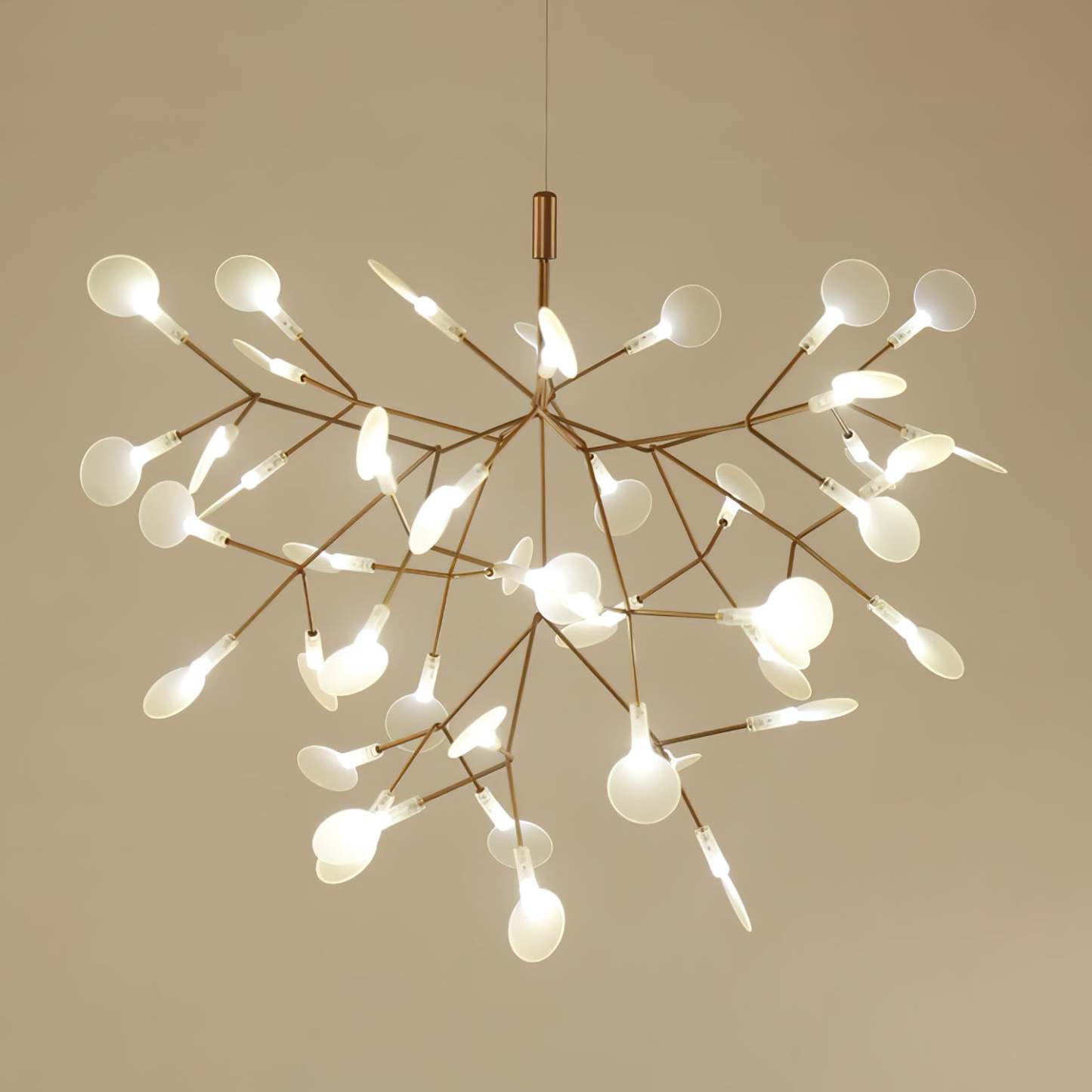 Rose Gold Firefly LED Chandelier