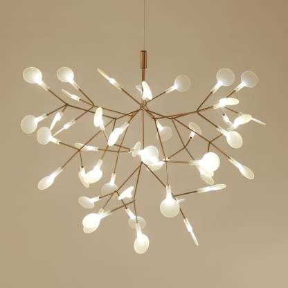 Rose Gold Firefly LED Chandelier