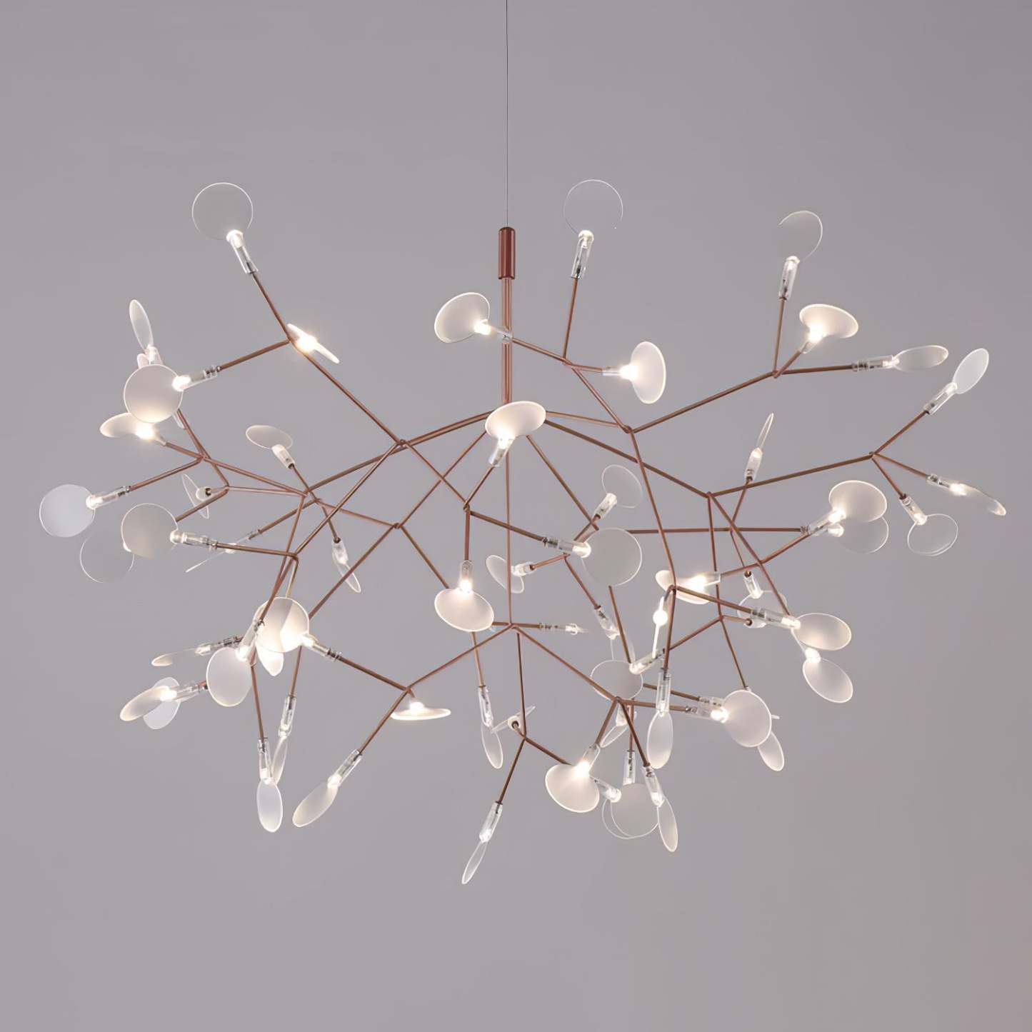 Rose Gold Firefly LED Chandelier