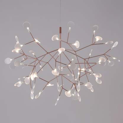 Rose Gold Firefly LED Chandelier