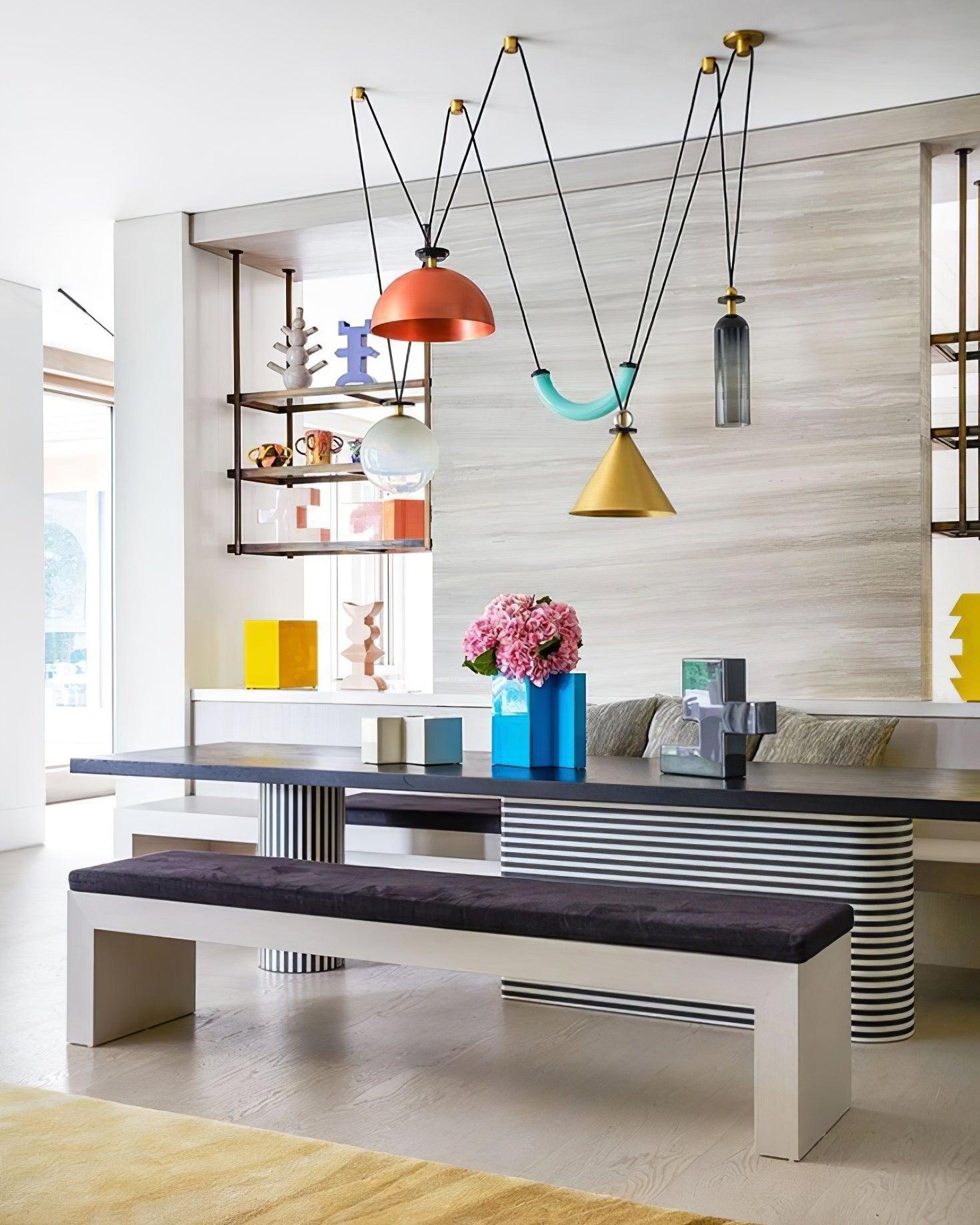 Modern Geometric Shape Art Chandelier
