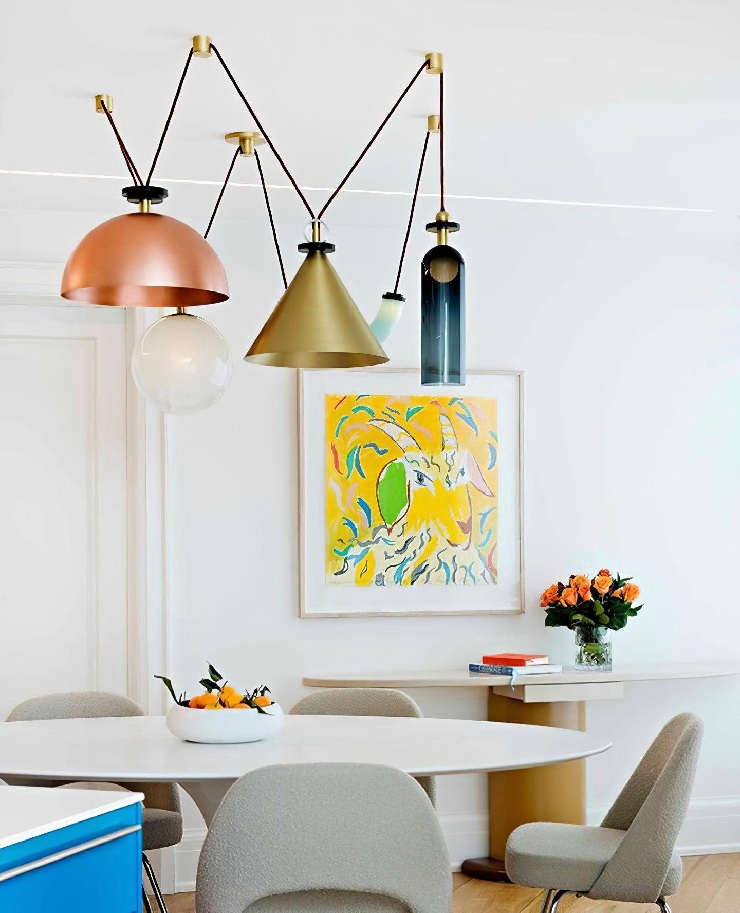 Modern Geometric Shape Art Chandelier