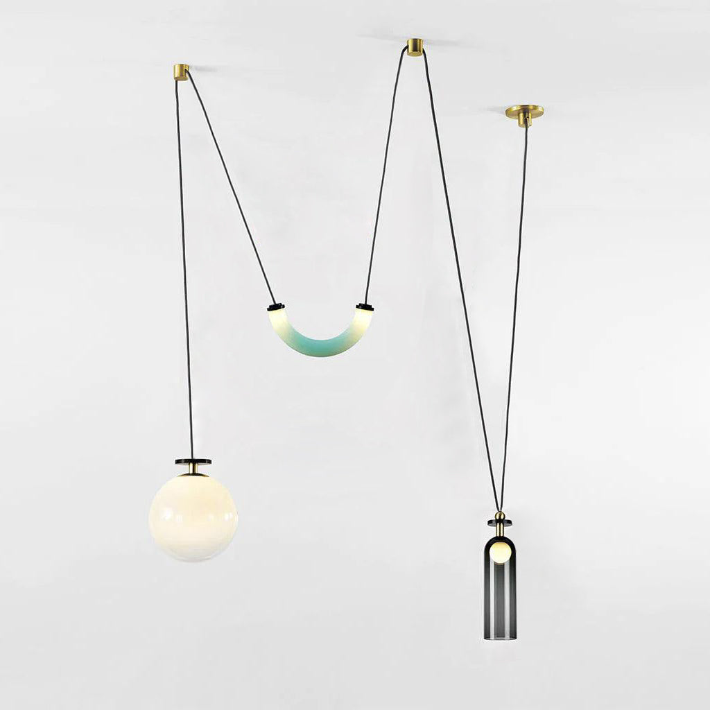 Modern Geometric Shape Art Chandelier
