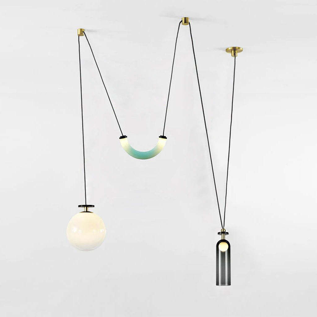 Modern Geometric Shape Art Chandelier
