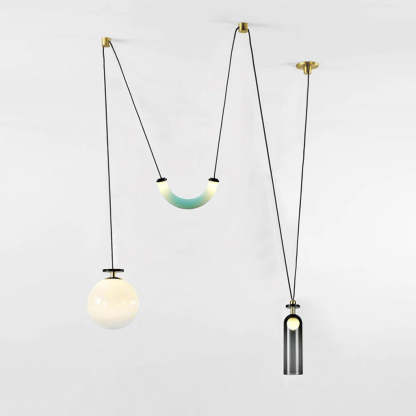 Modern Geometric Shape Art Chandelier