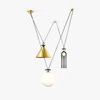 Modern Geometric Shape Art Chandelier