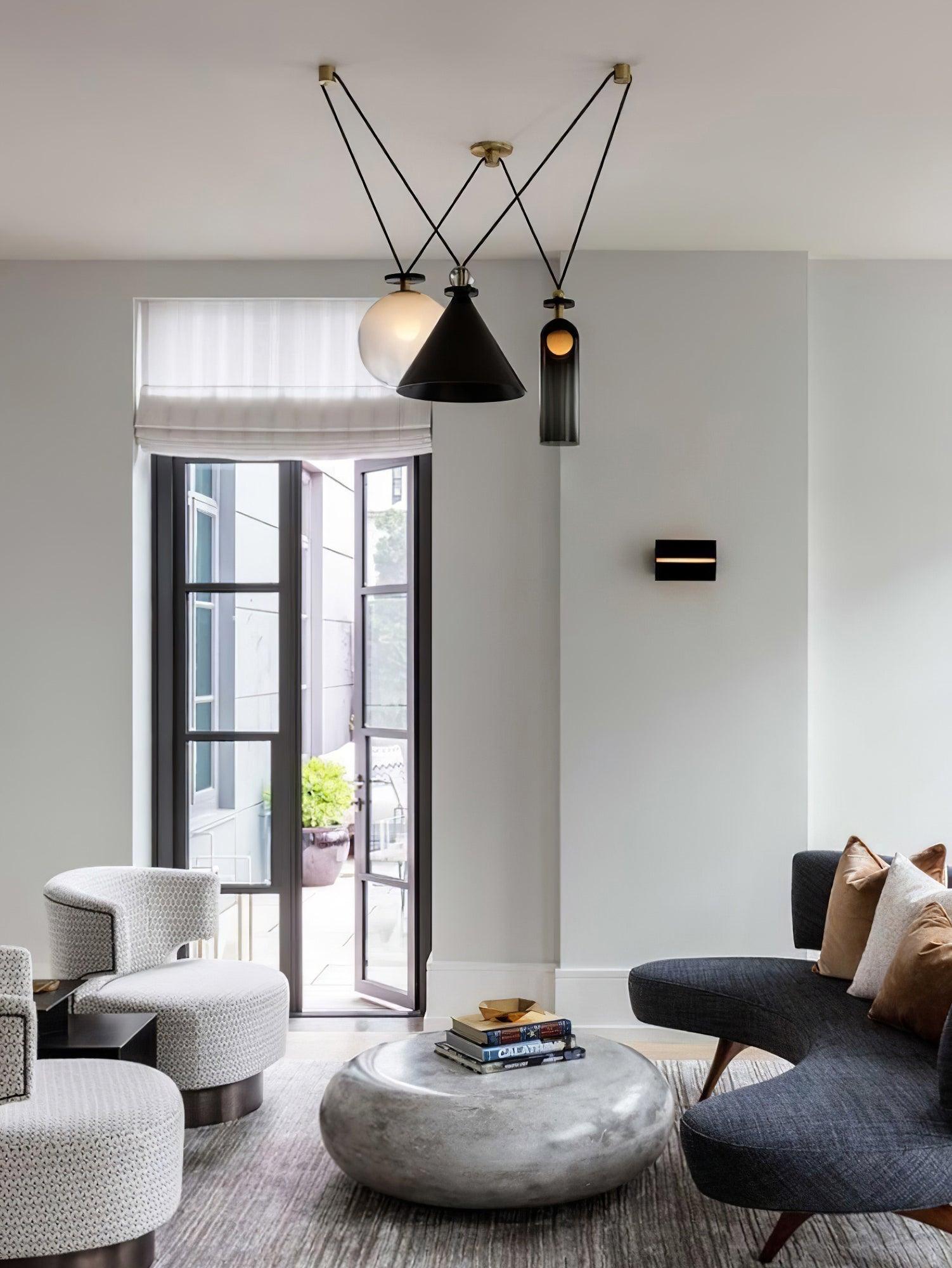 Modern Geometric Shape Art Chandelier