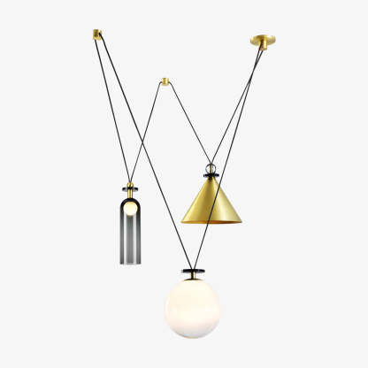Modern Geometric Shape Art Chandelier