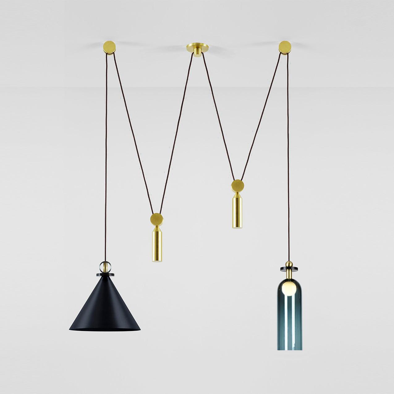 Modern Geometric Shape Art Chandelier